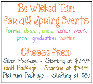 Wicked Tan Prom Specials